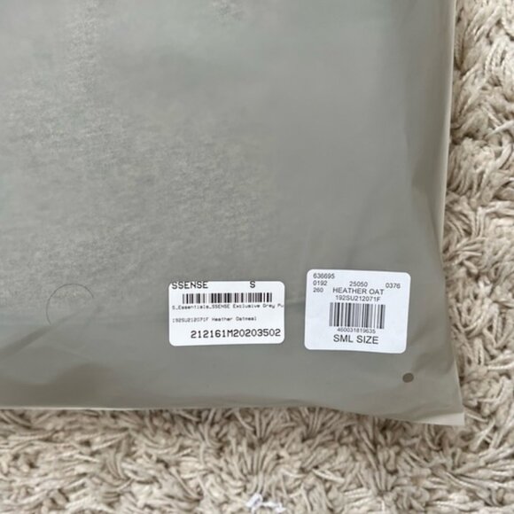 Fear of God Essentials Core Collection Pullover Hoodie Dark Heather Oatm… - Picture 10 of 10